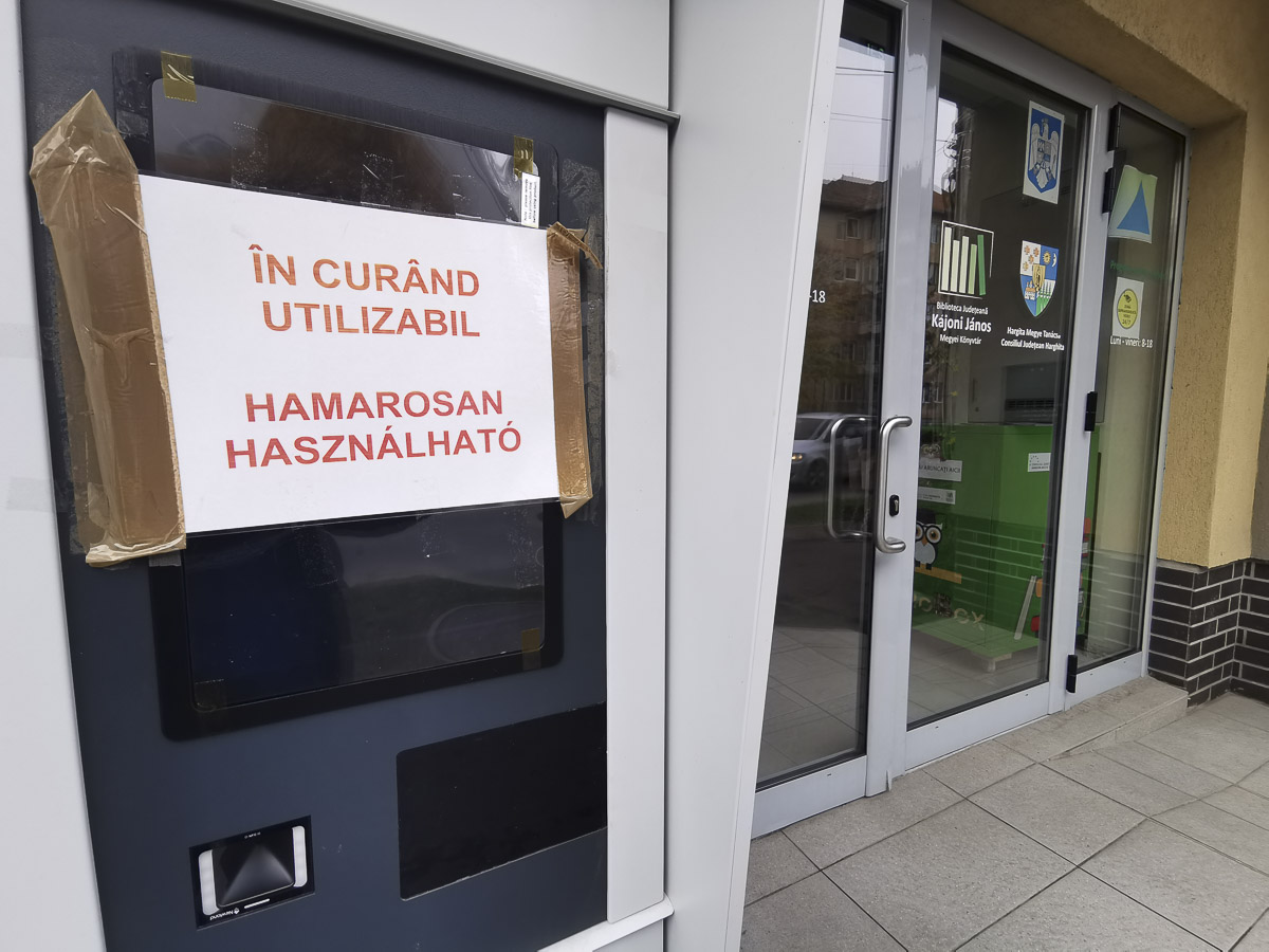 Nem használhatók a könyvautomaták